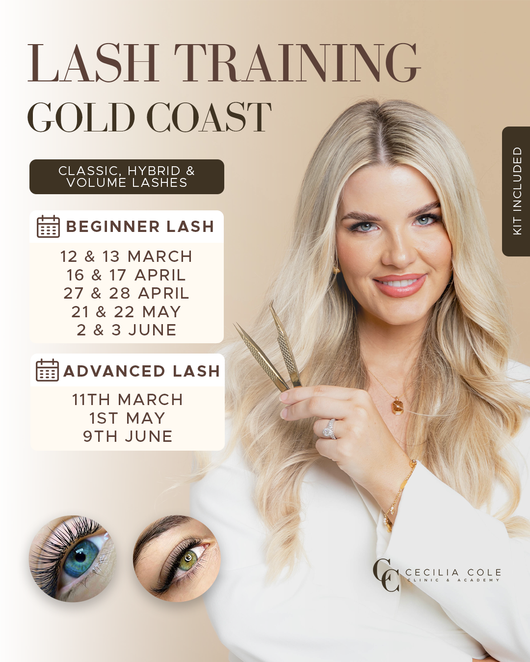 Cecilia Cole Clinic & Academy Facebook ad