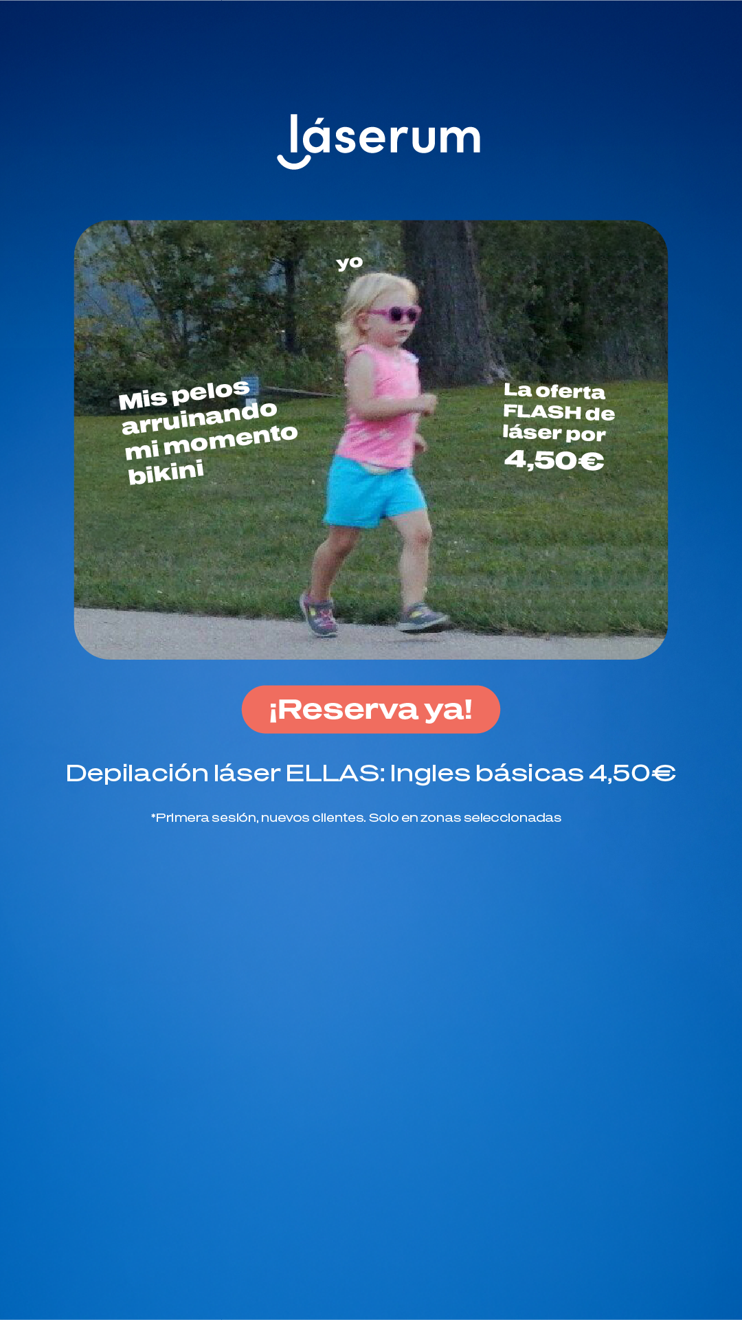 Láserum Facebook ad