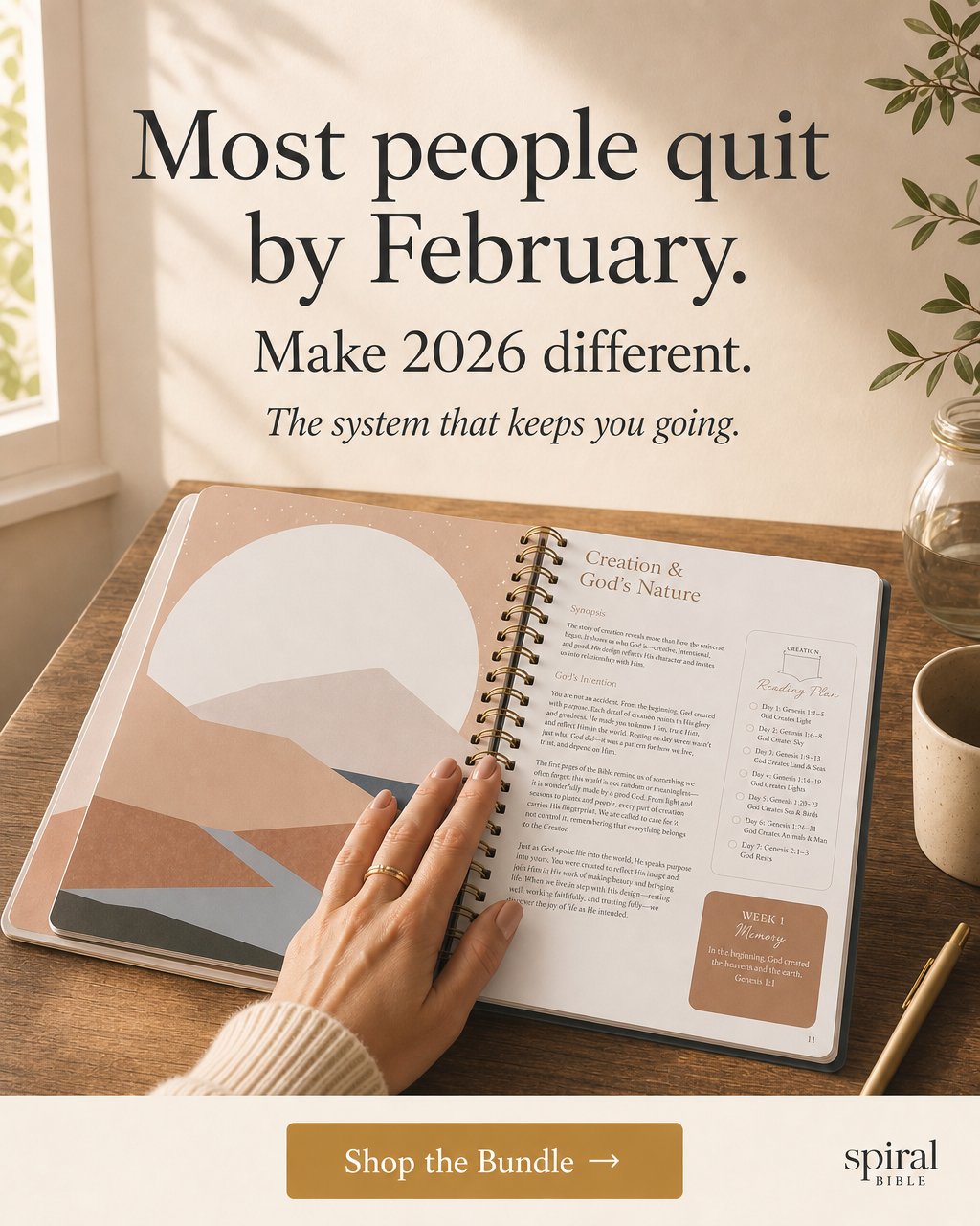 Spiral Bible Facebook ad