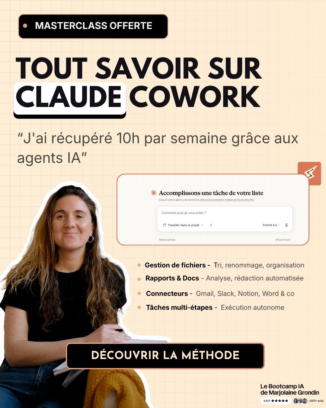 Marjolaine Grondin Facebook ad