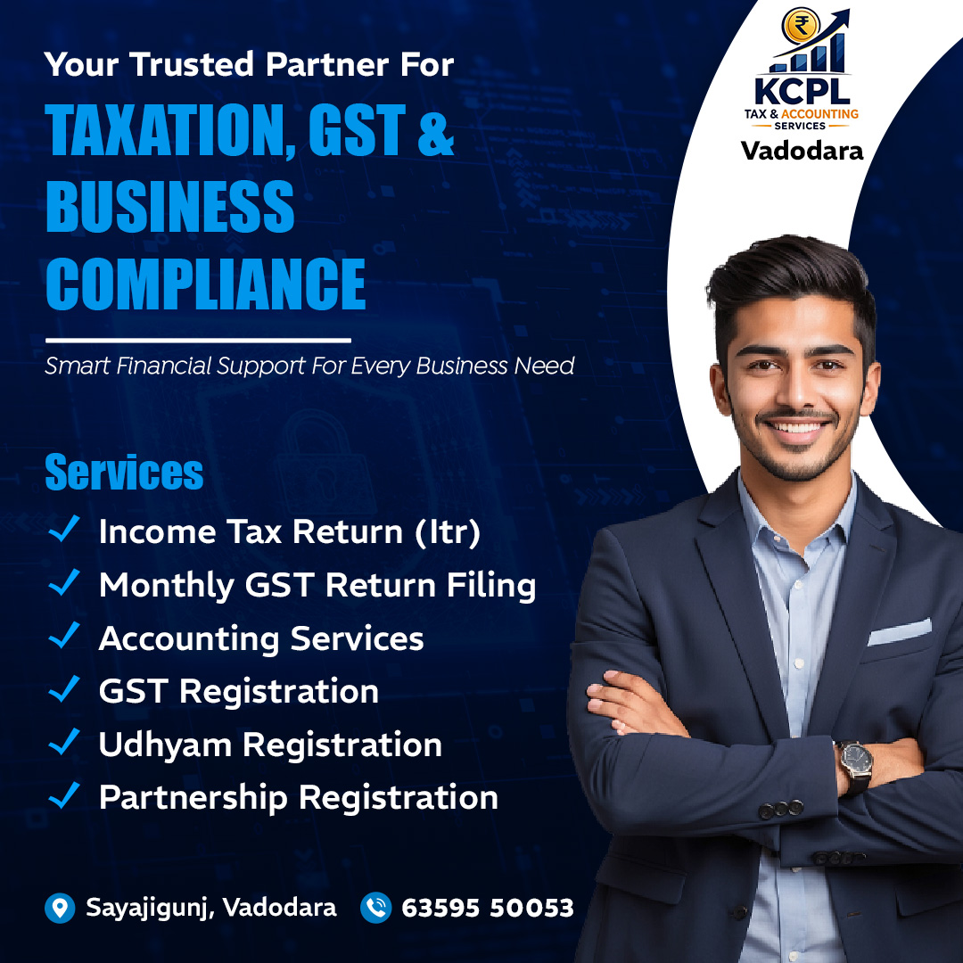 KCPL Tax and Accounting Services Facebook ad: Vadodara: KCPL Tax & Accounting Services