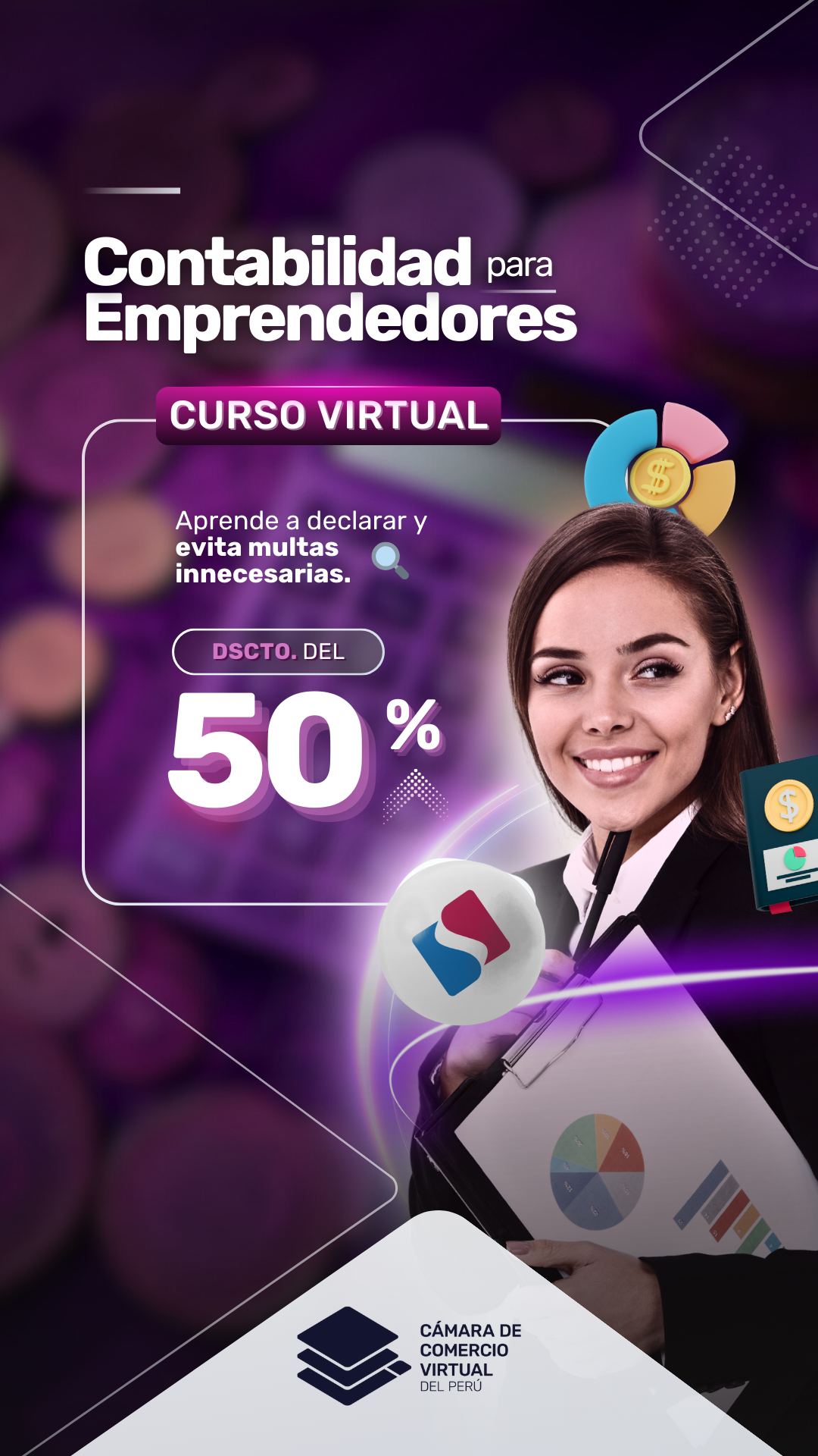 Cámara de Comercio Virtual del Perú Facebook ad from Jun 10, 2025