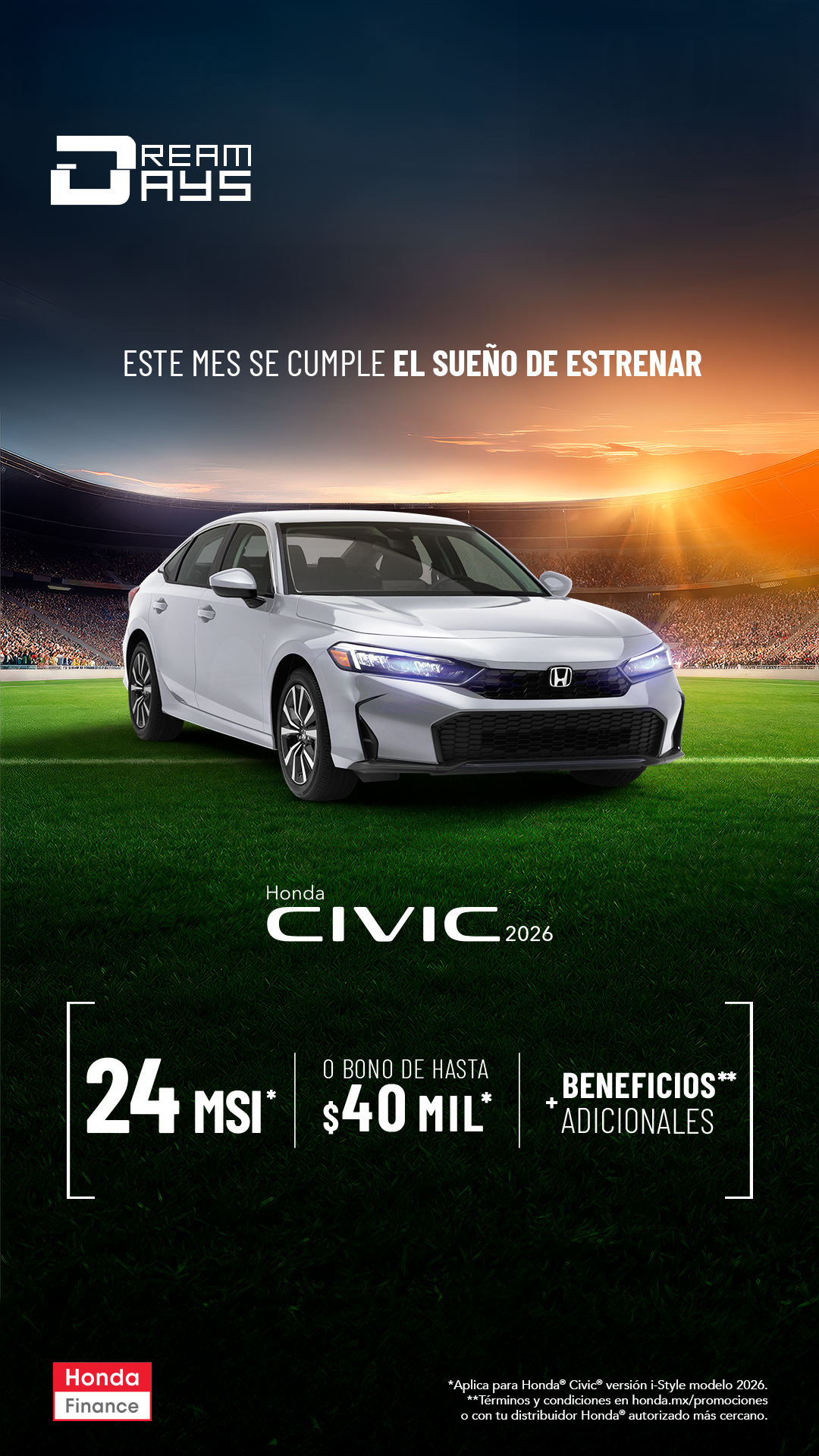 Honda México Facebook ad