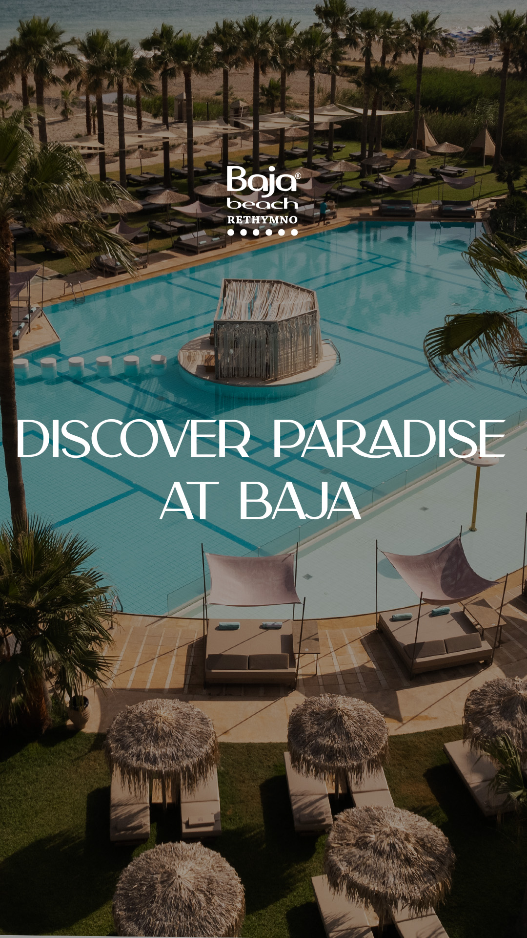 Baja Beach Club Rethymno Facebook ad from Jul 3, 2025