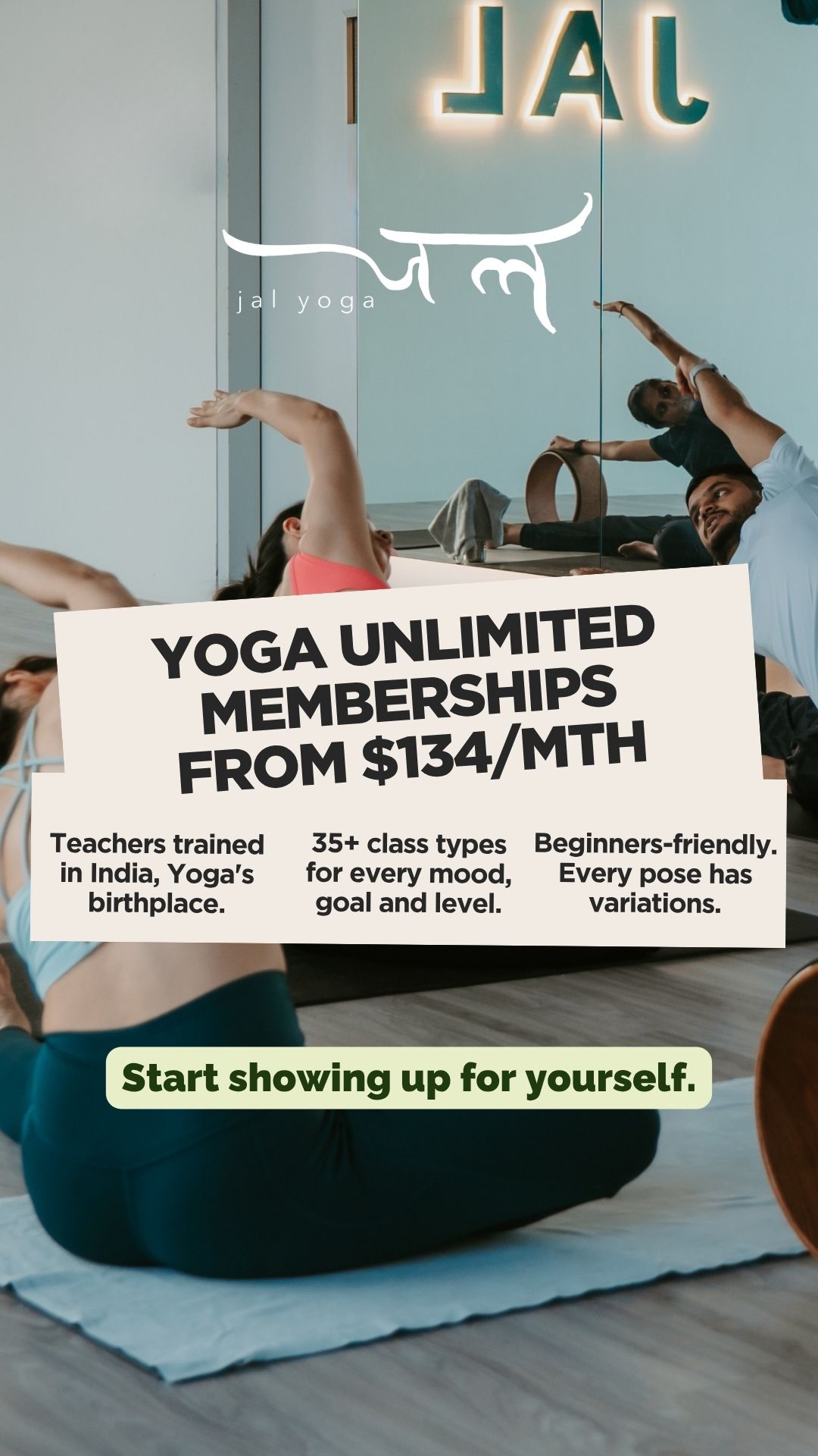 Jal Yoga Facebook ad