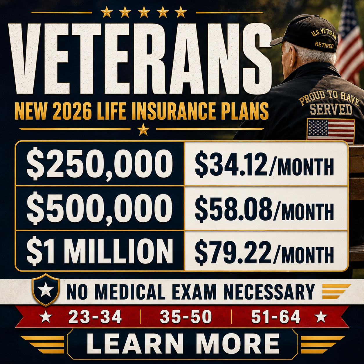 VA Life Benefits Facebook ad
