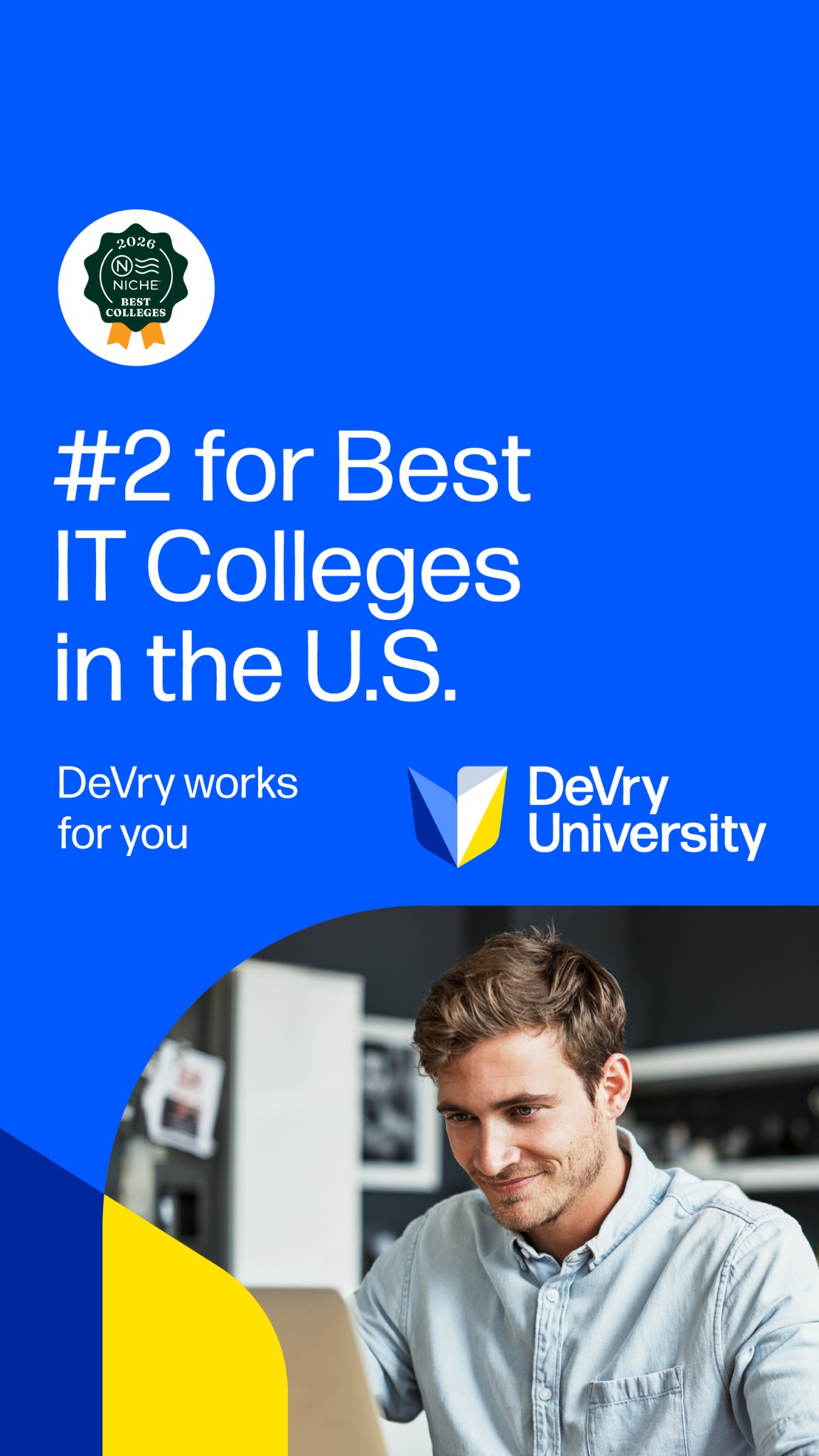 DeVry University Facebook ad