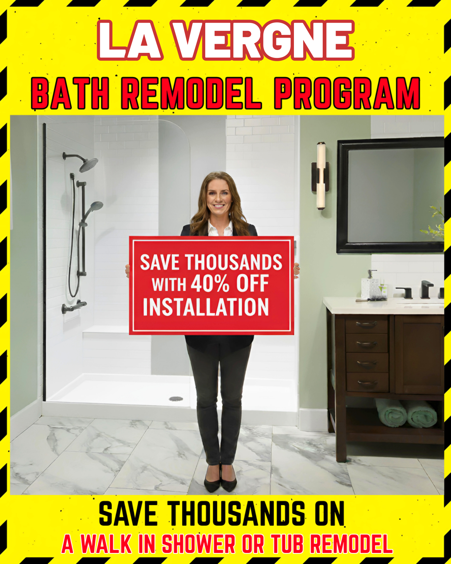 ImproveIt Bath Remodel Program Facebook ad