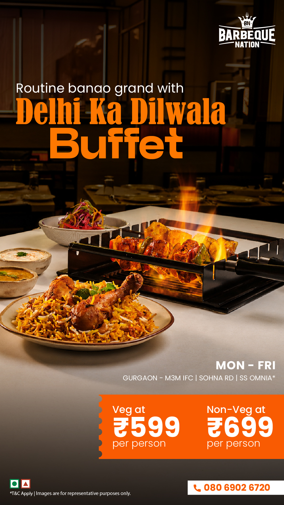 Barbeque Nation Facebook ad