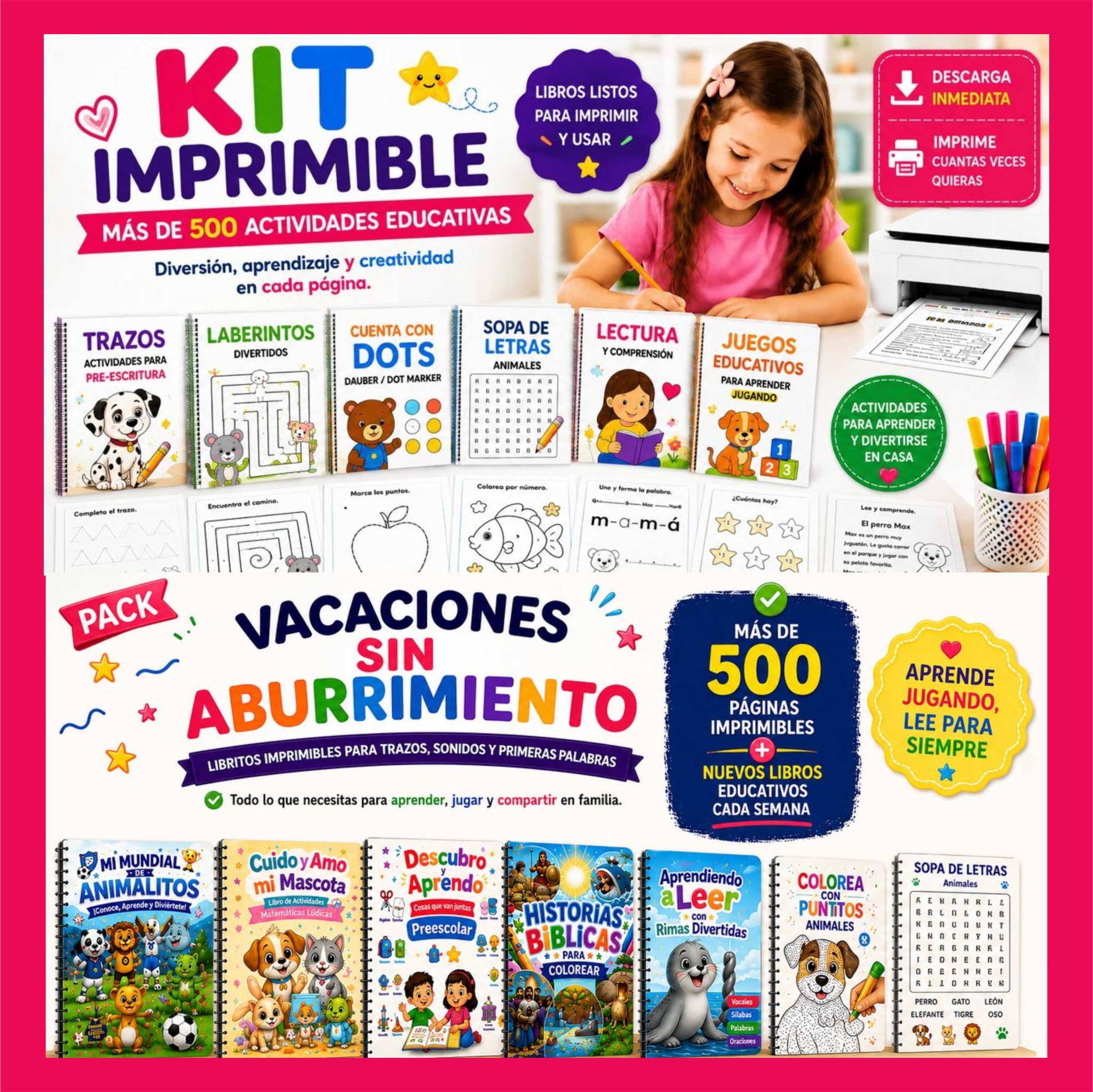 Crianza Consciente Facebook ad: SI QUIERO LAS 500 ACTIVIDADES ANTIPANTALLAS