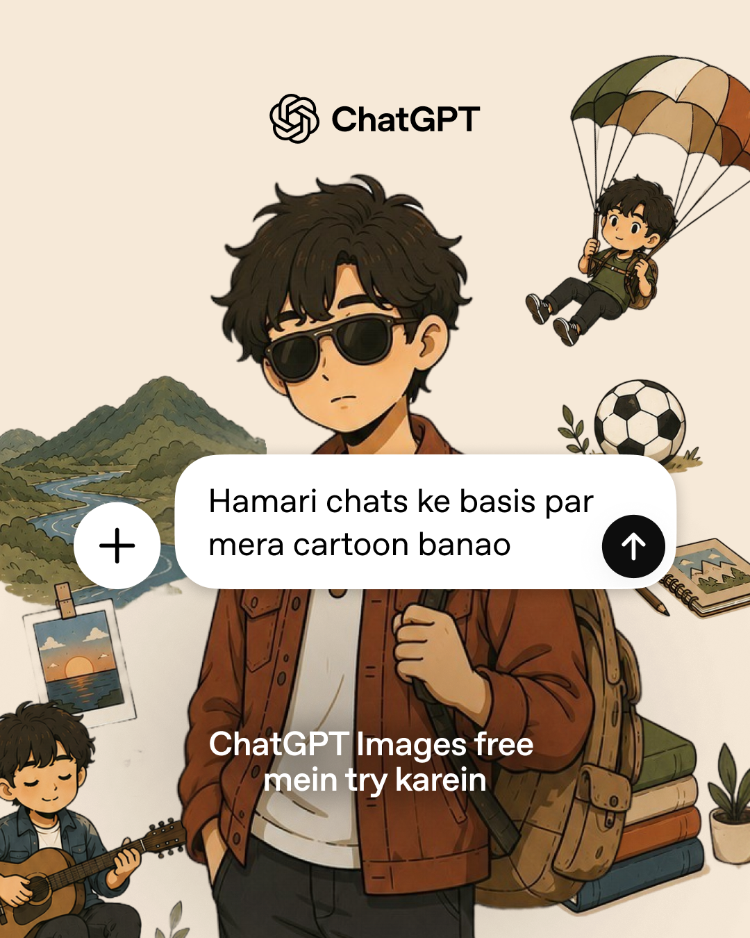 ChatGPT Facebook ad