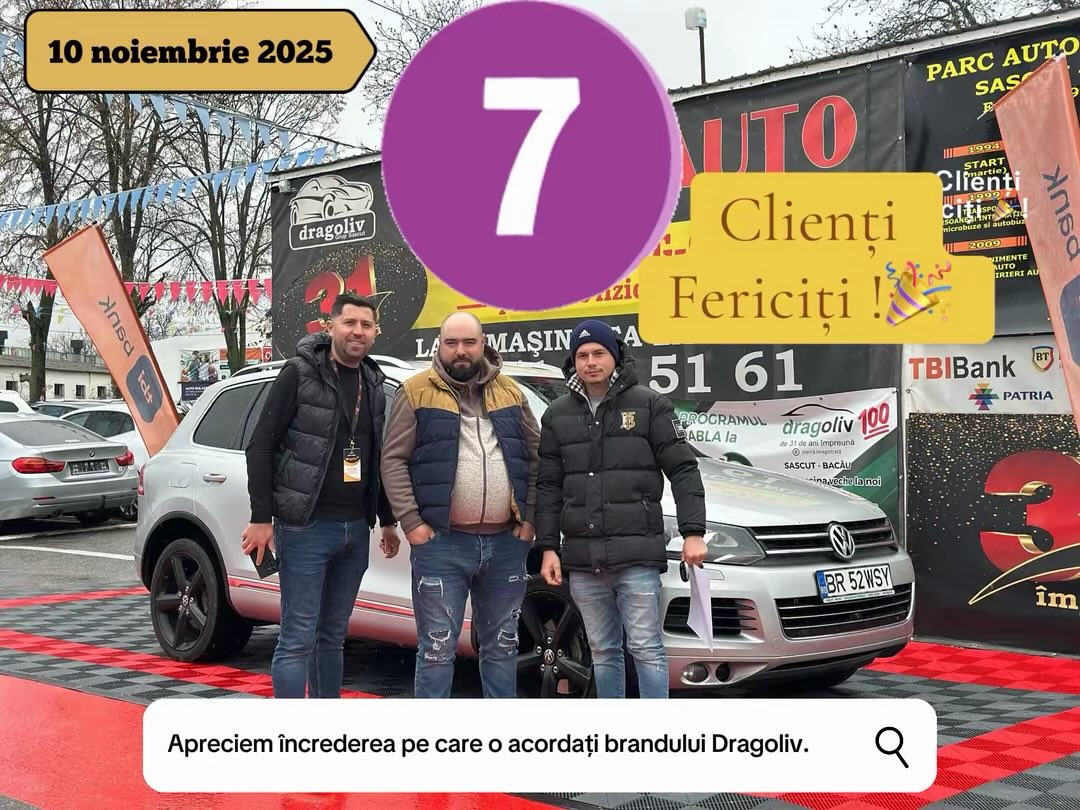 Dragoliv rate buletin Facebook ad: Dragoliv Vanzari masini second hand Bacau, parc auto…