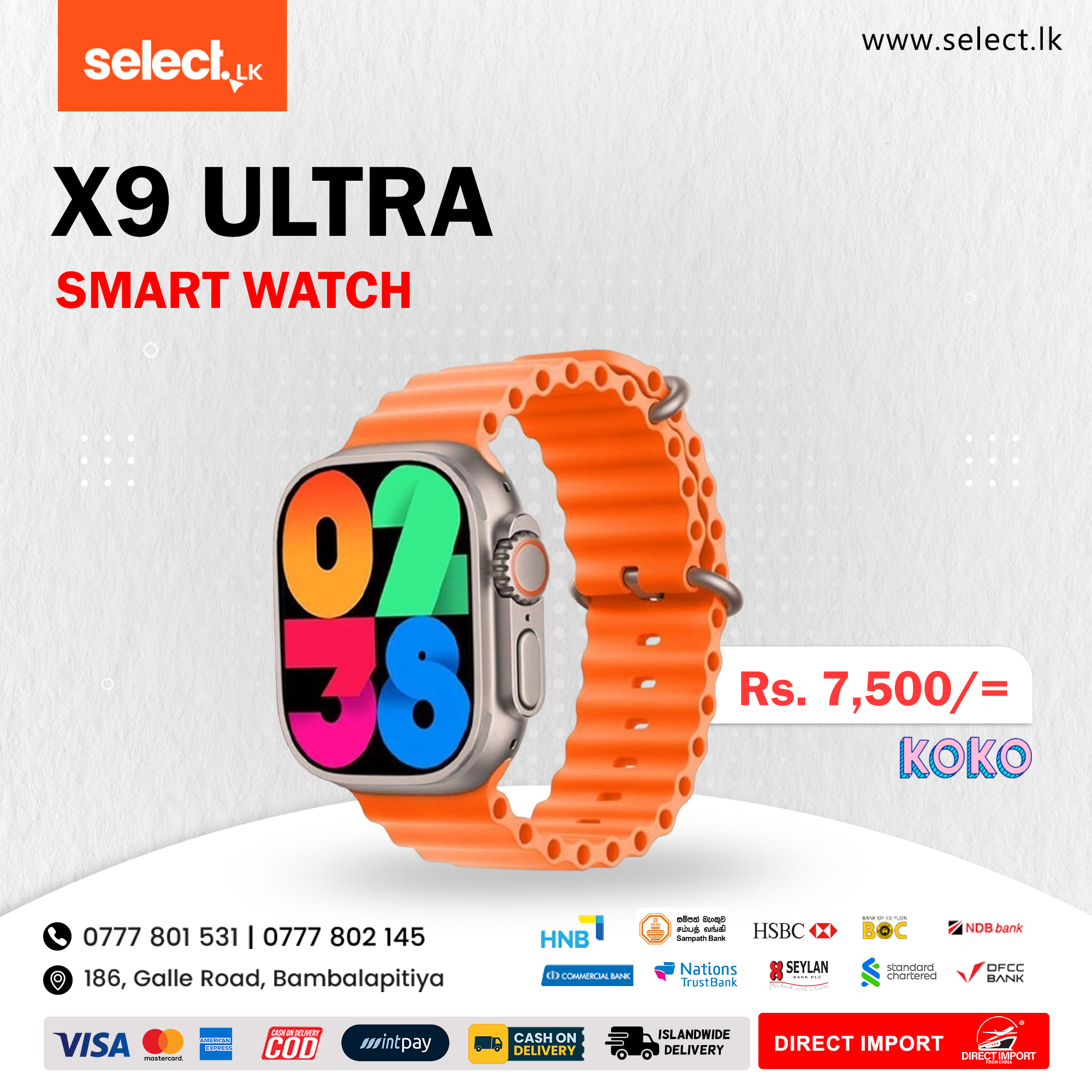 SelectSrilanka Facebook ad
