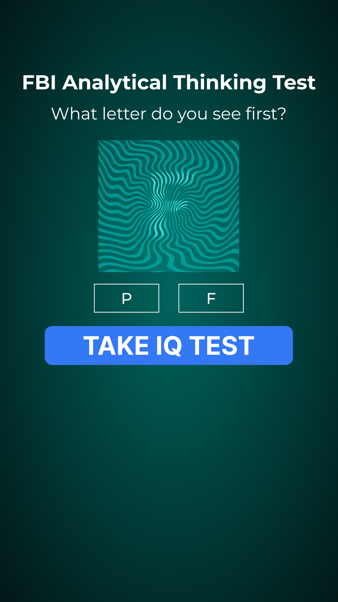My IQ Facebook ad