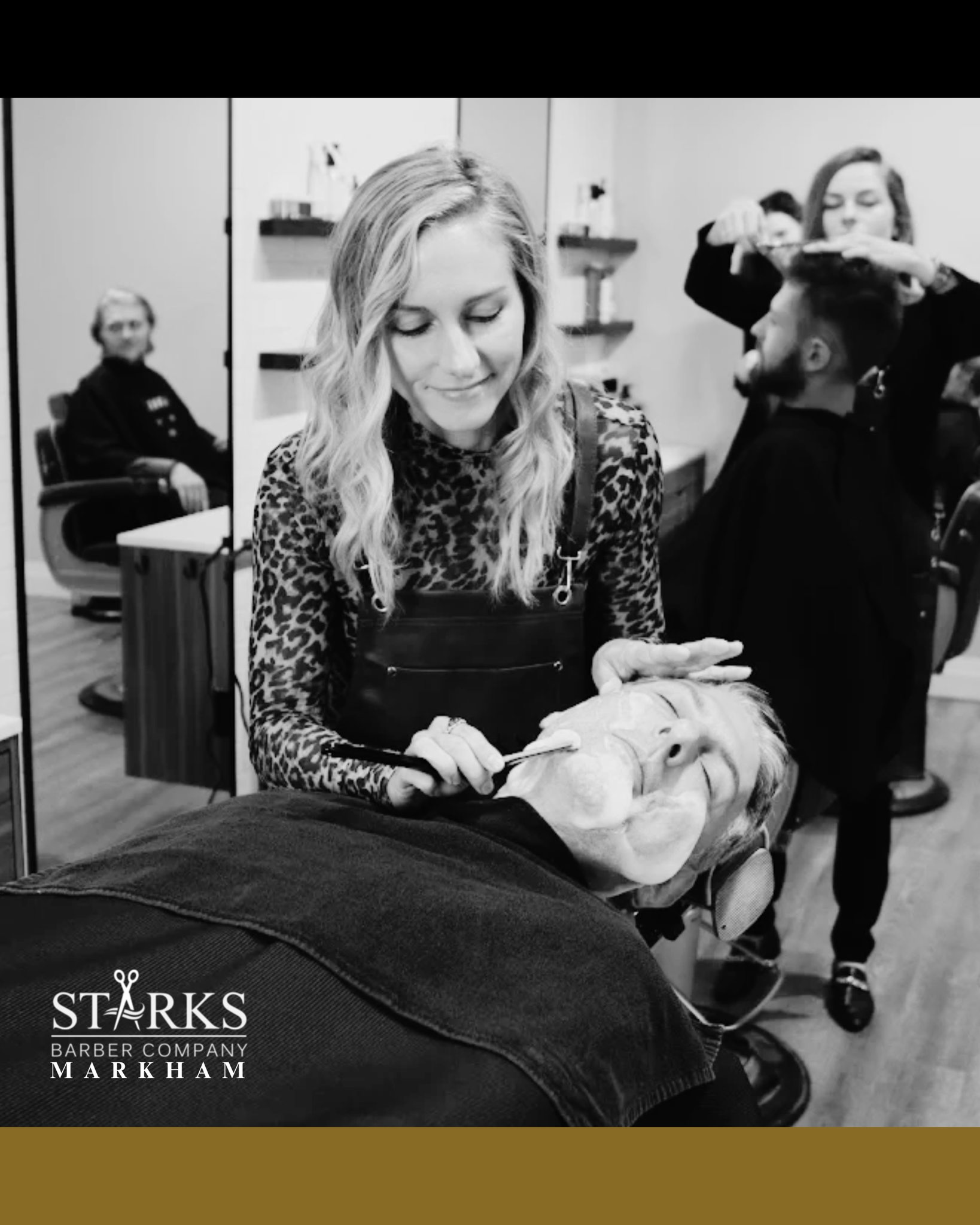 Starks Barber Company Markham Facebook ad: Men's Grooming 20% OFF STARKS TREATMENT