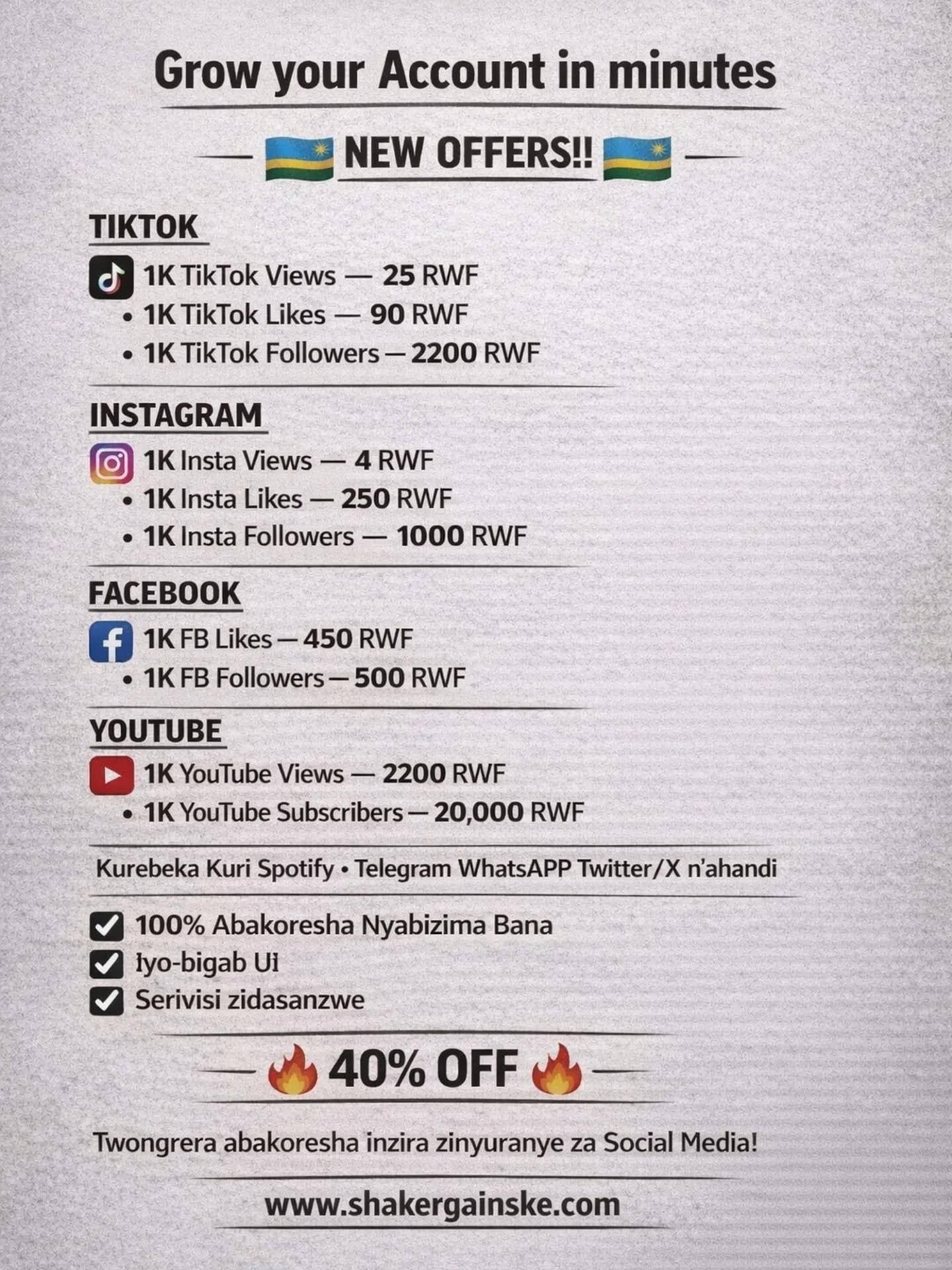 Shaker SMM Panel Facebook ad