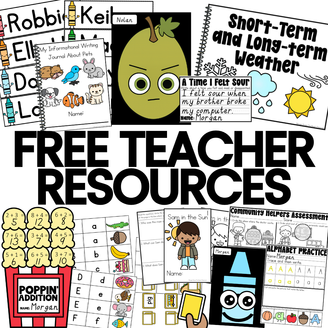Morgan Grassi The Beach Classroom Facebook ad: Busy teachers, save this.