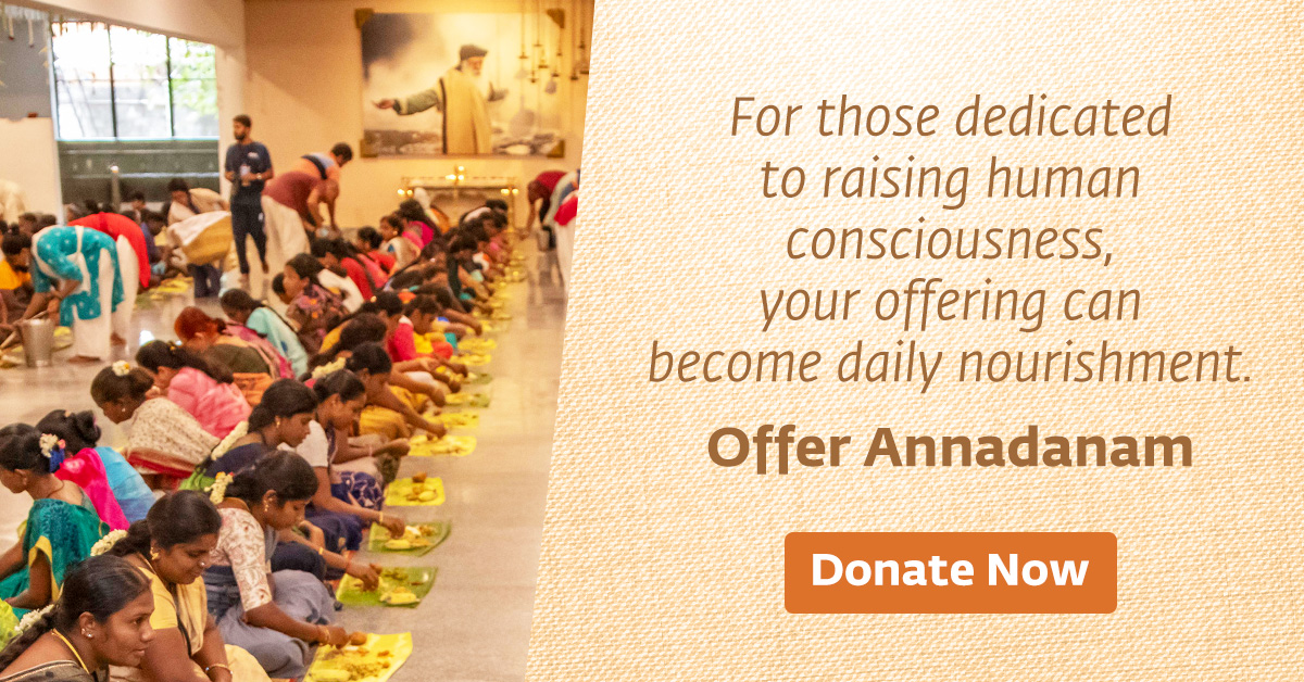 Isha Foundation Facebook ad