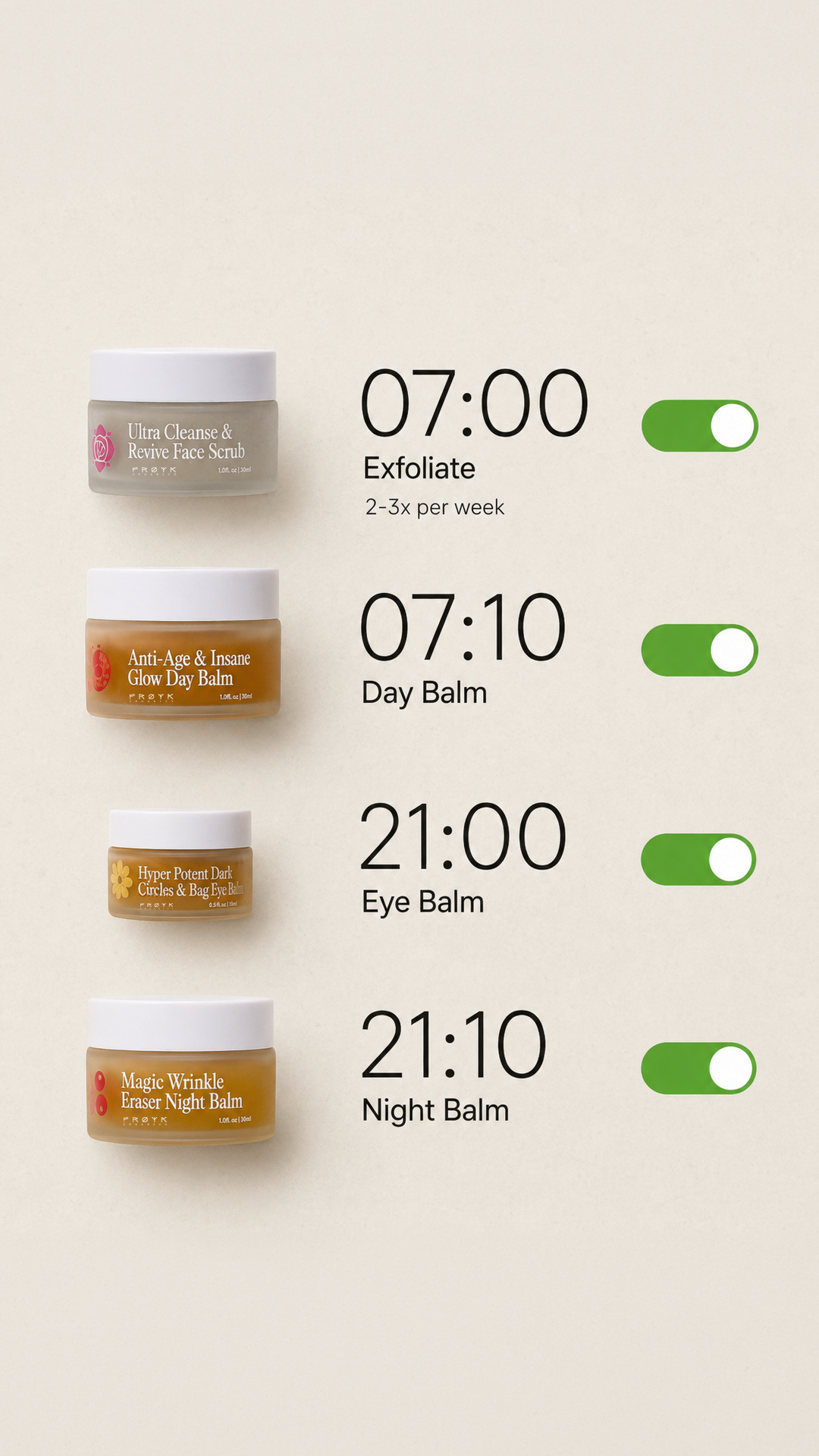 Frøya Organics Facebook ad from Jul 17, 2026
