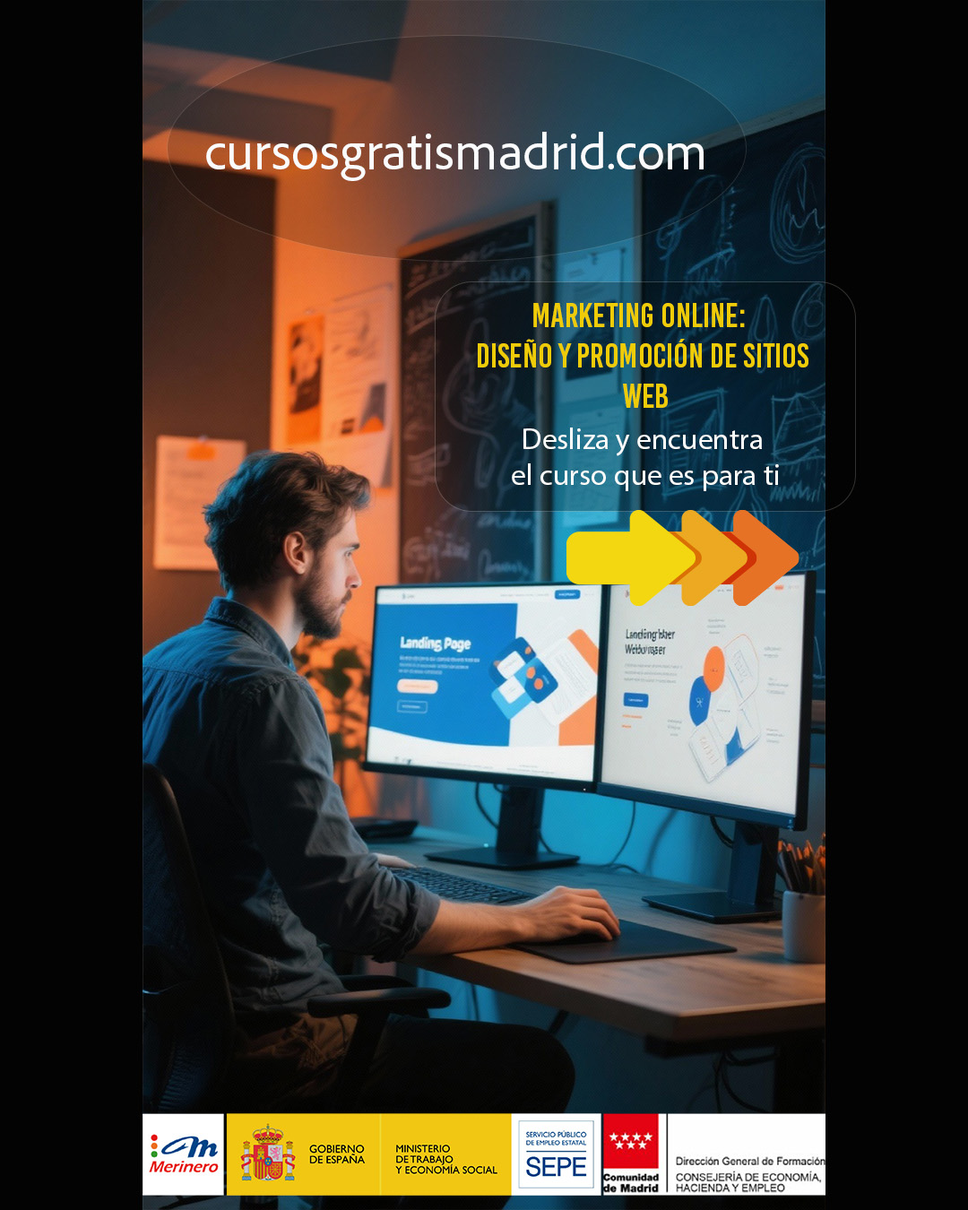 Formación Merinero Facebook ad: ¿Buscas formación gratuita y de calidad?