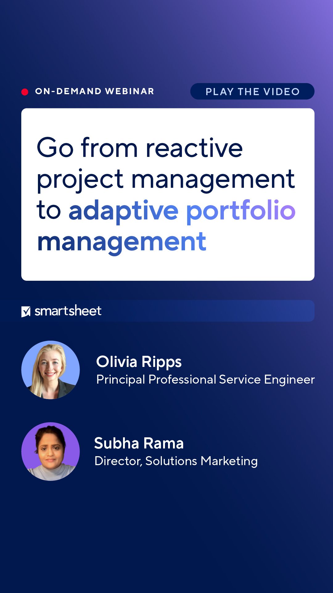 Smartsheet Facebook ad