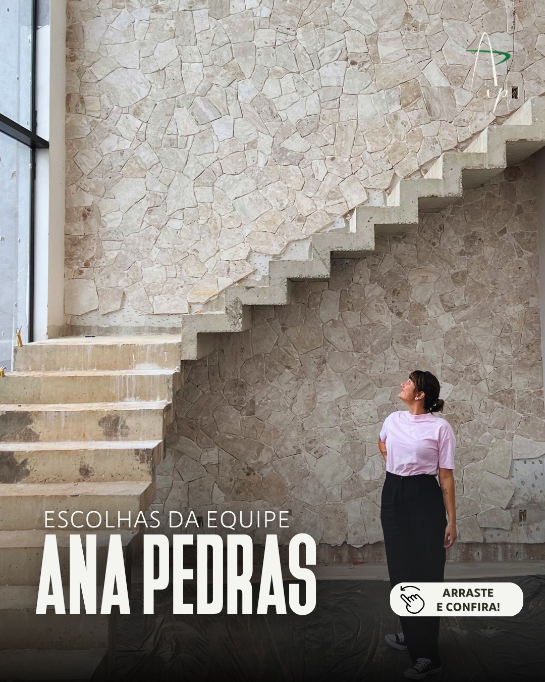 AnaPedras Facebook ad: Procurando revestimentos naturais que tragam personalidade…