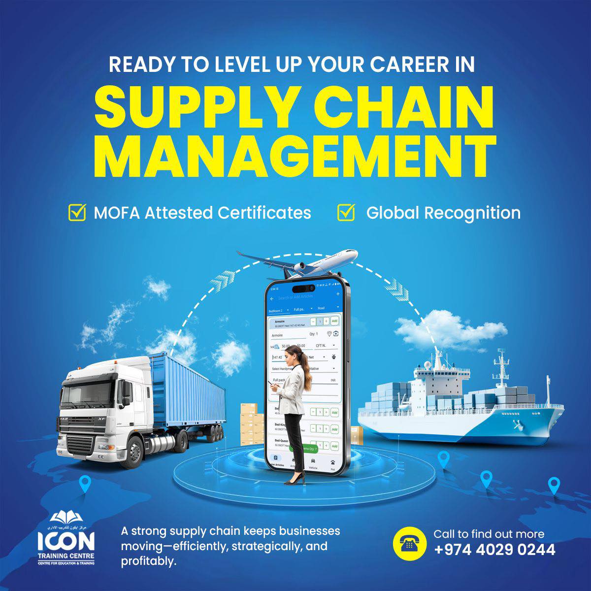 ICON Training Centre Facebook ad