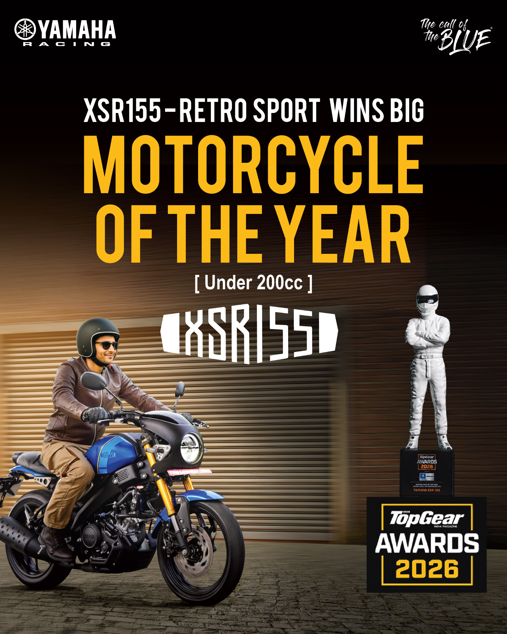 HUBLI MOTO WHEELS Facebook ad: MOTORCYCLE OF THE YEAR 2026.
