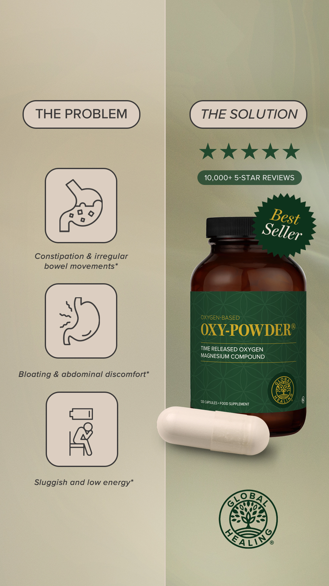 Global Healing Facebook ad