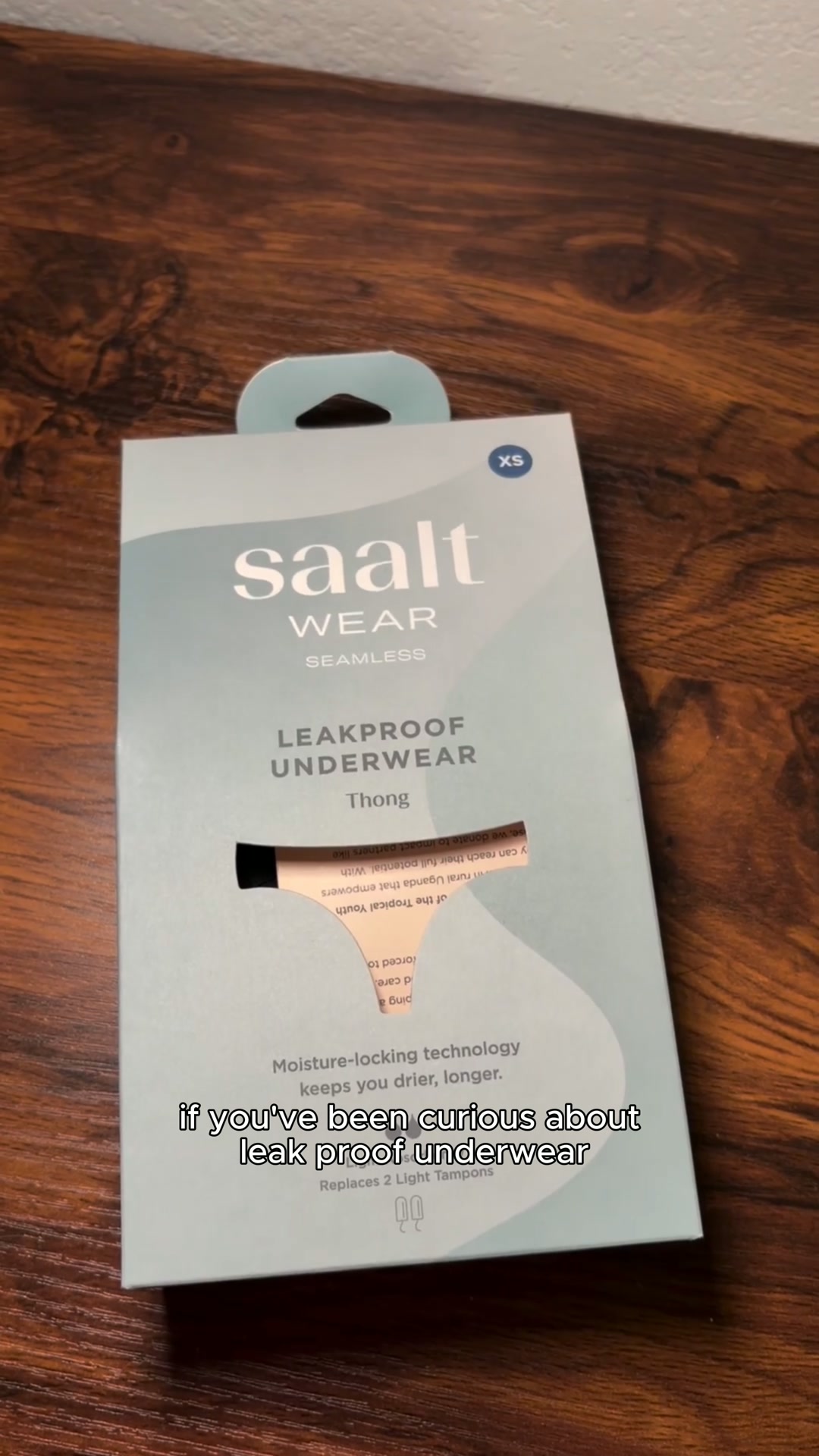 Saaltco Facebook ad: Truly seamless, totally leakproof.