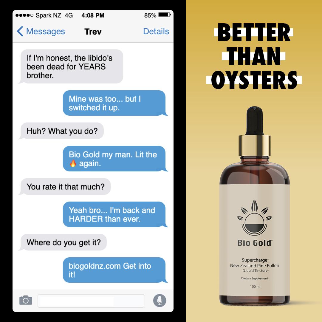 Bio Gold NZ Facebook ad