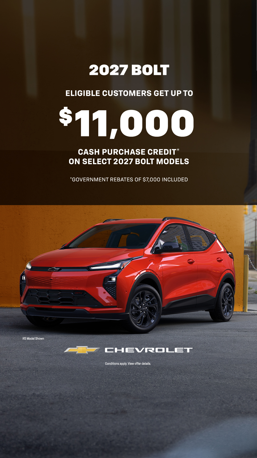 Chevrolet Facebook ad