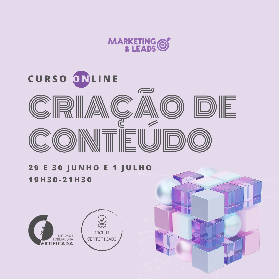 Marketing and Leads Facebook ad: Curso de Criação de Conteúdo - Online