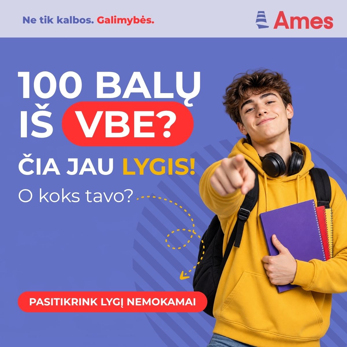 AMES Education Facebook ad