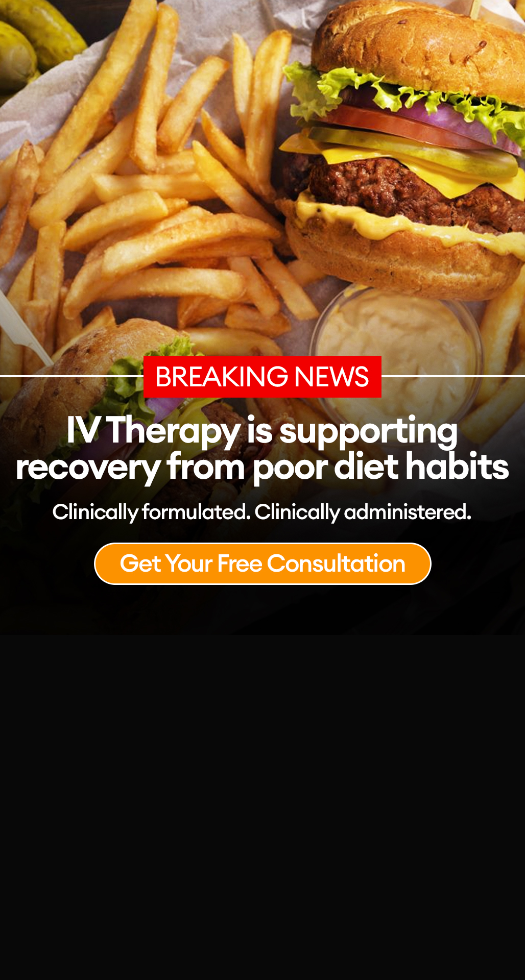 Vitamin Clinics Facebook ad from Mar 30, 2026