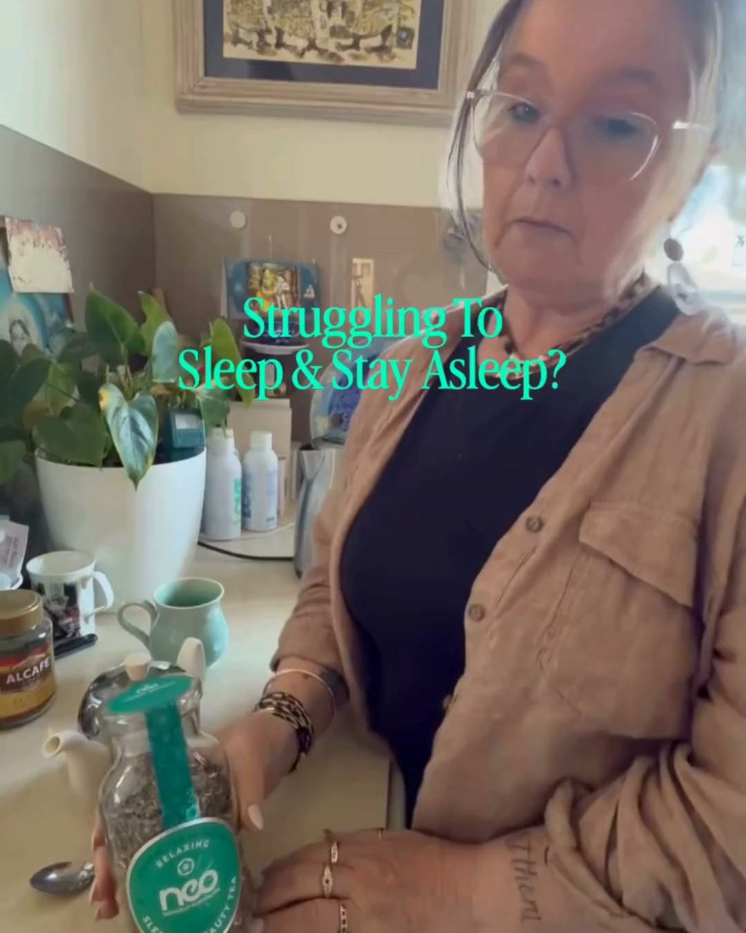 Neo Naturally Australian Facebook ad: No More Tossing & Turning