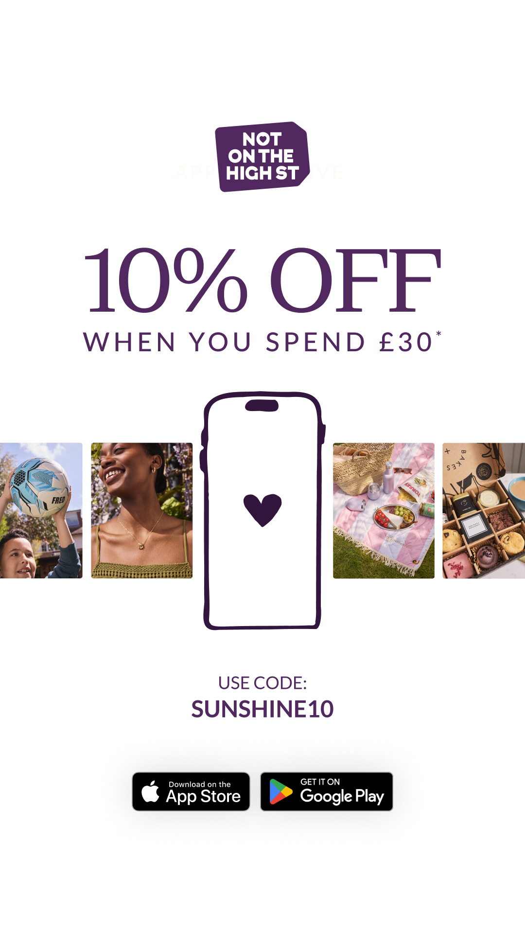notonthehighstreet Facebook ad