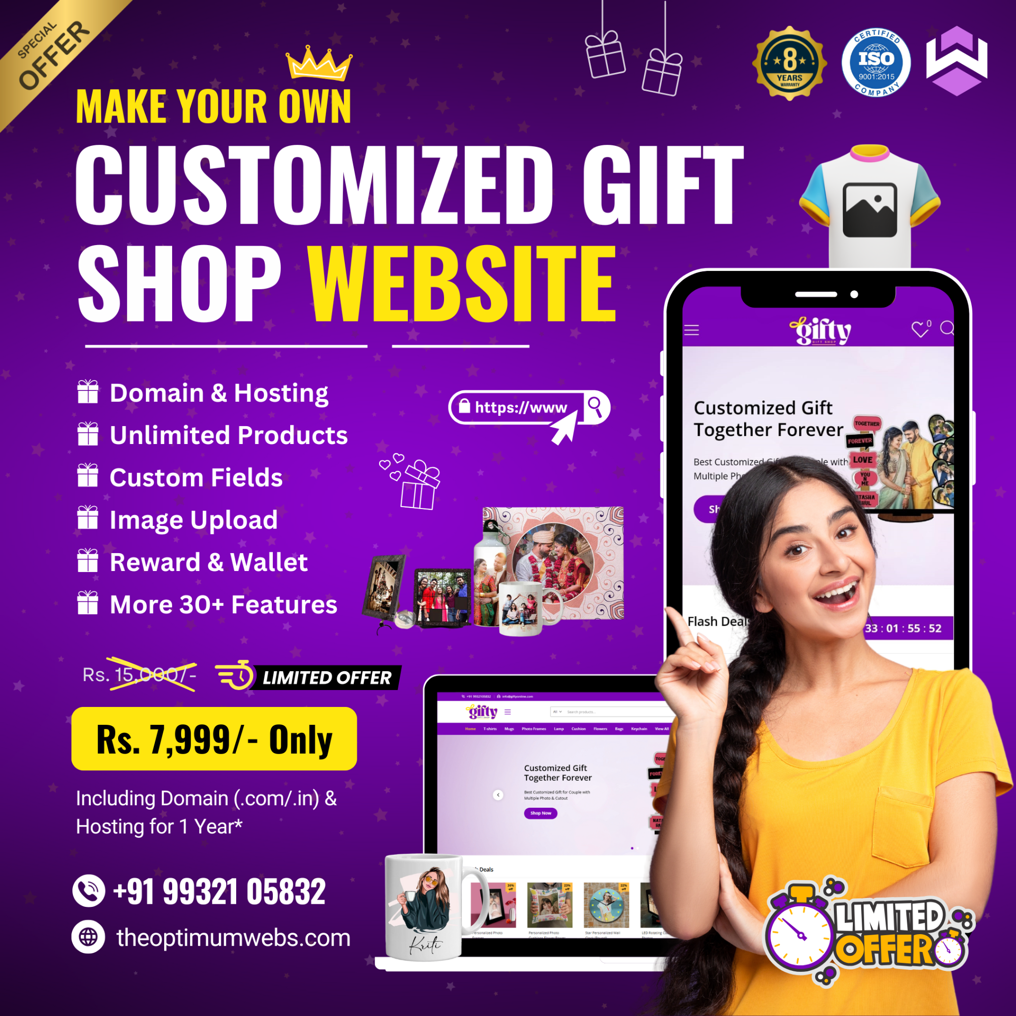 The Optimum Webs Facebook ad