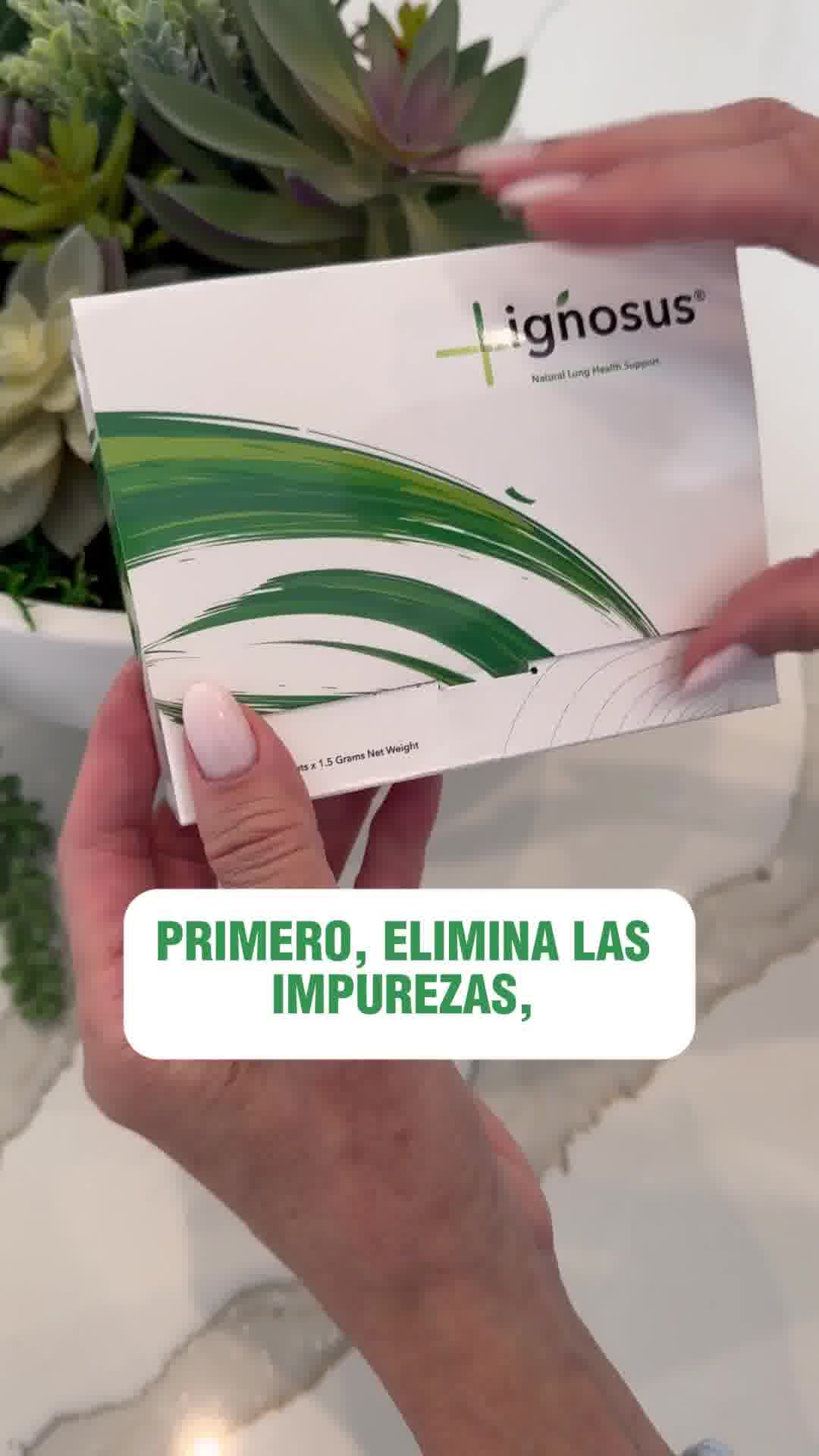 Lignosus Europe Facebook ad: Alivio natural para tus pulmones