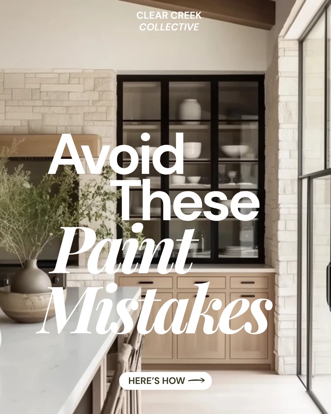 Clear Creek Collective Facebook ad: You didn’t choose the wrong paint color…