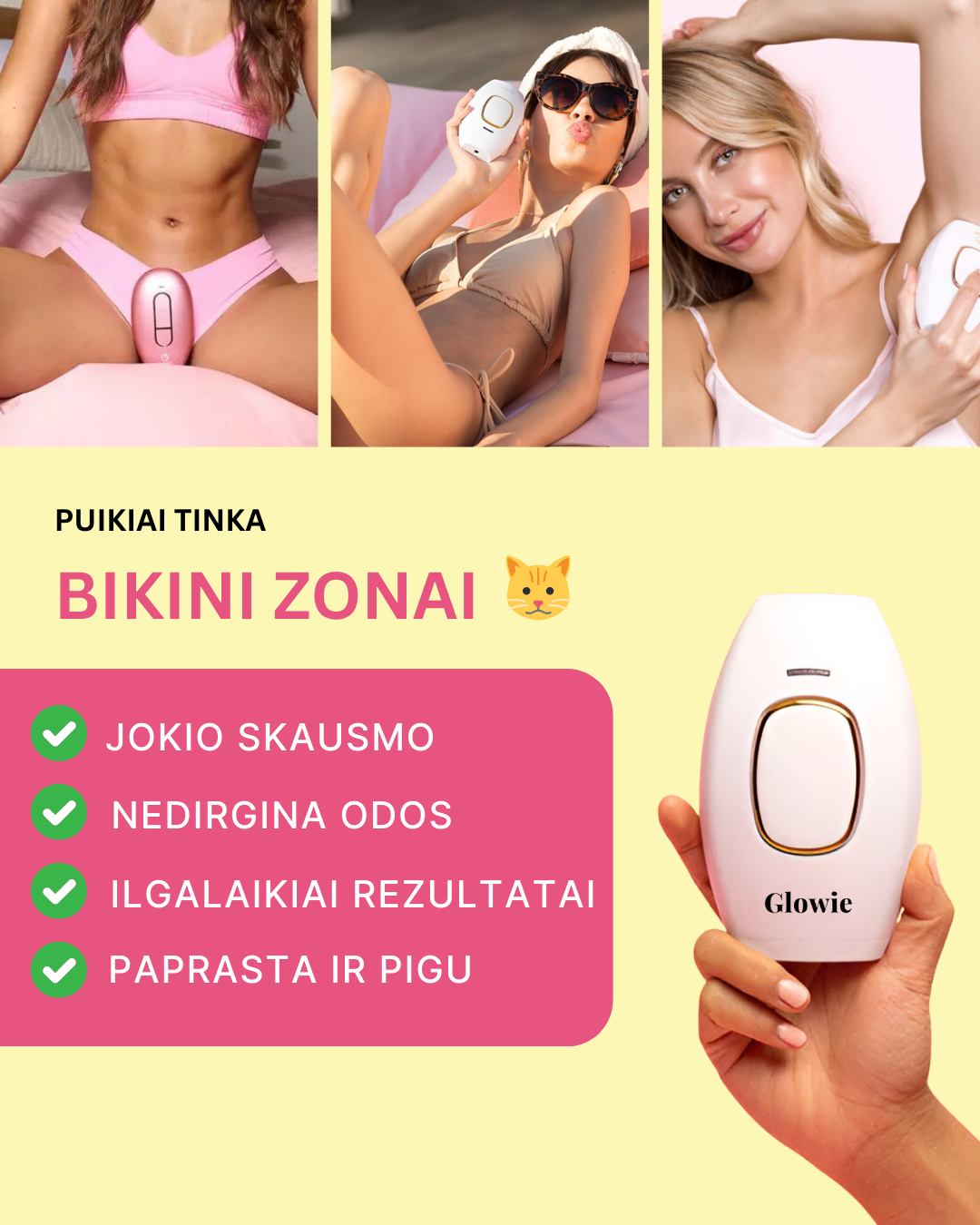 Glowie.lt Facebook ad from Jun 9, 2026
