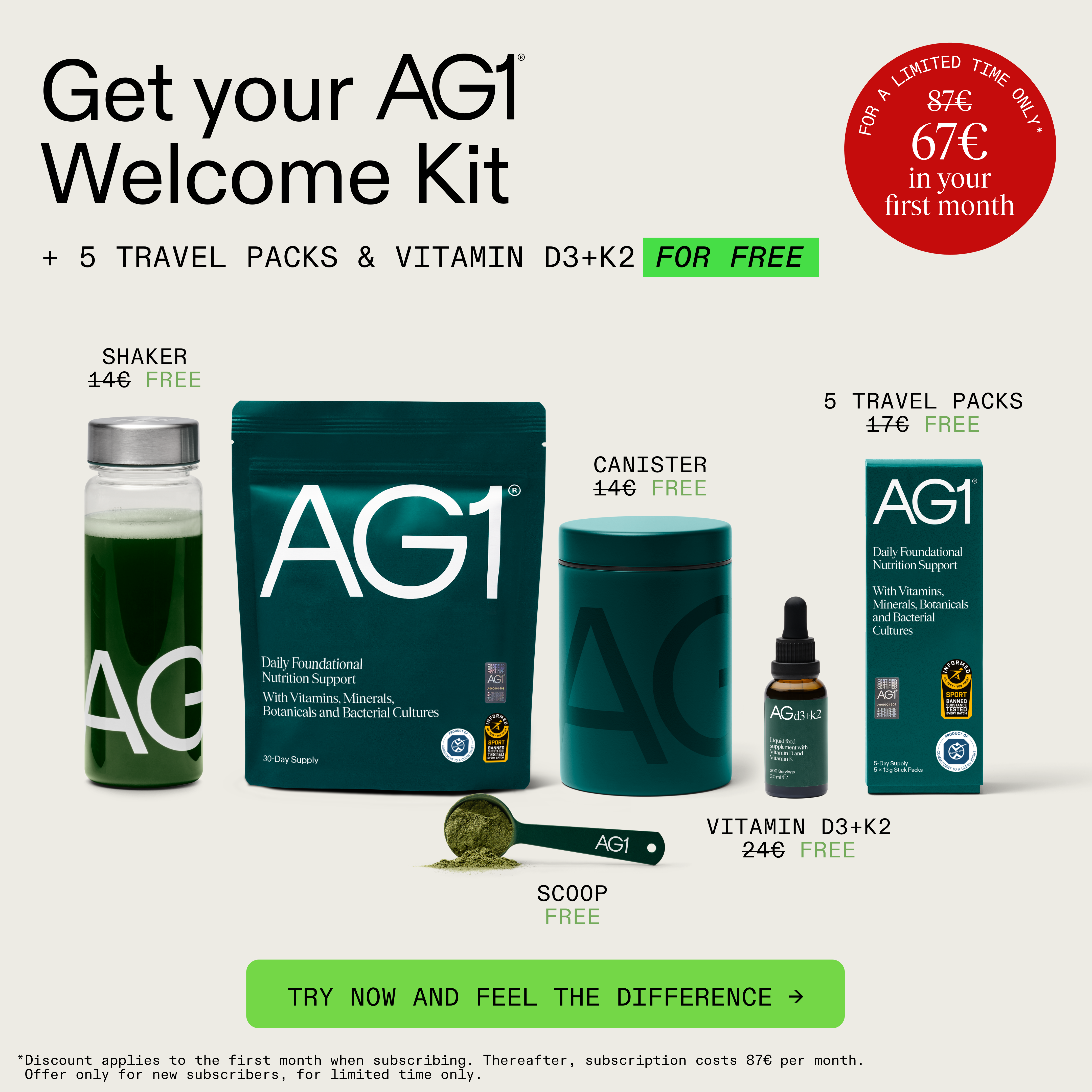AG1 by Athletic Greens Facebook ad