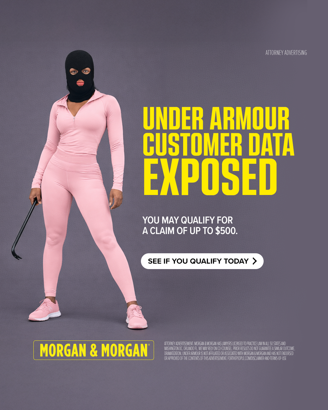 Morgan & Morgan Facebook ad