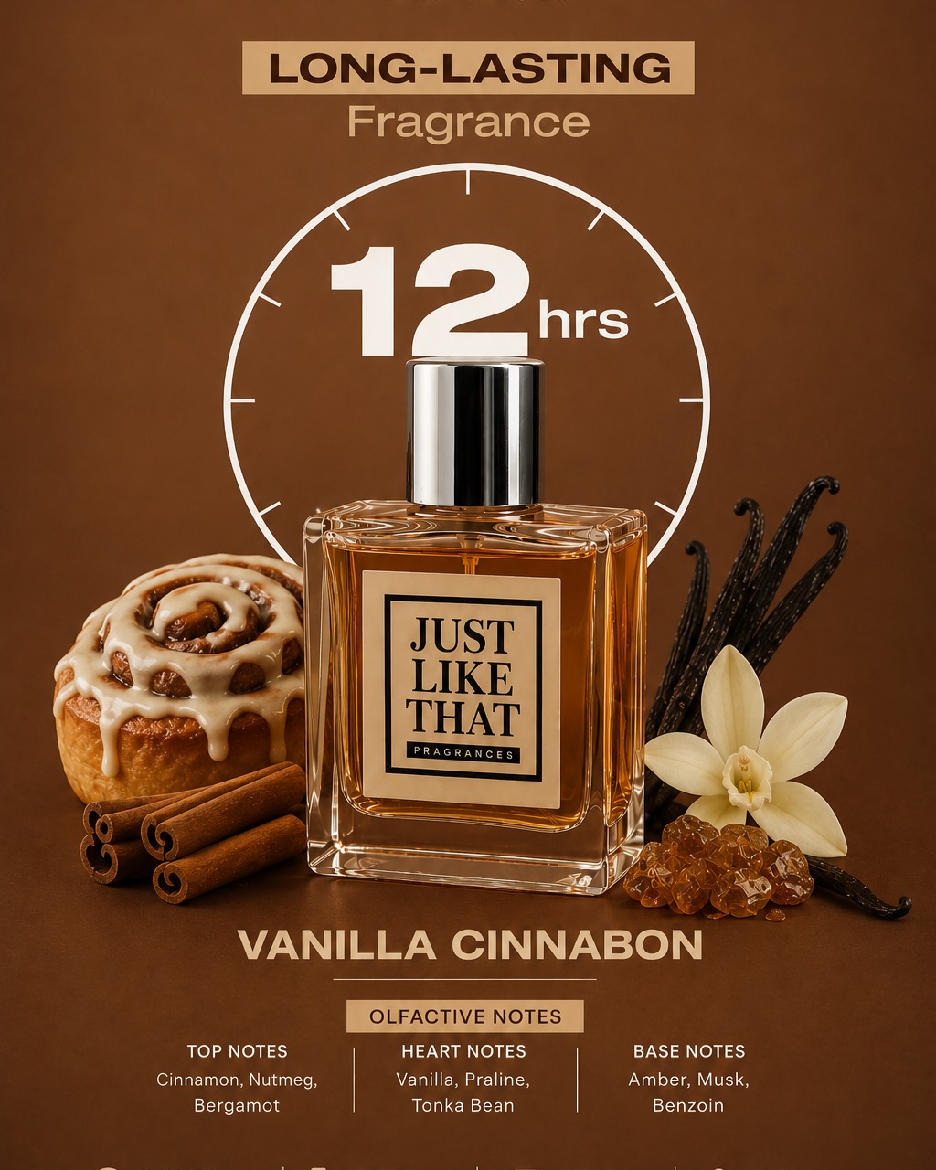 JLT Fragrances Facebook ad: JLT's VANILLA CINNABON, comfort, luxury, and addiction in…