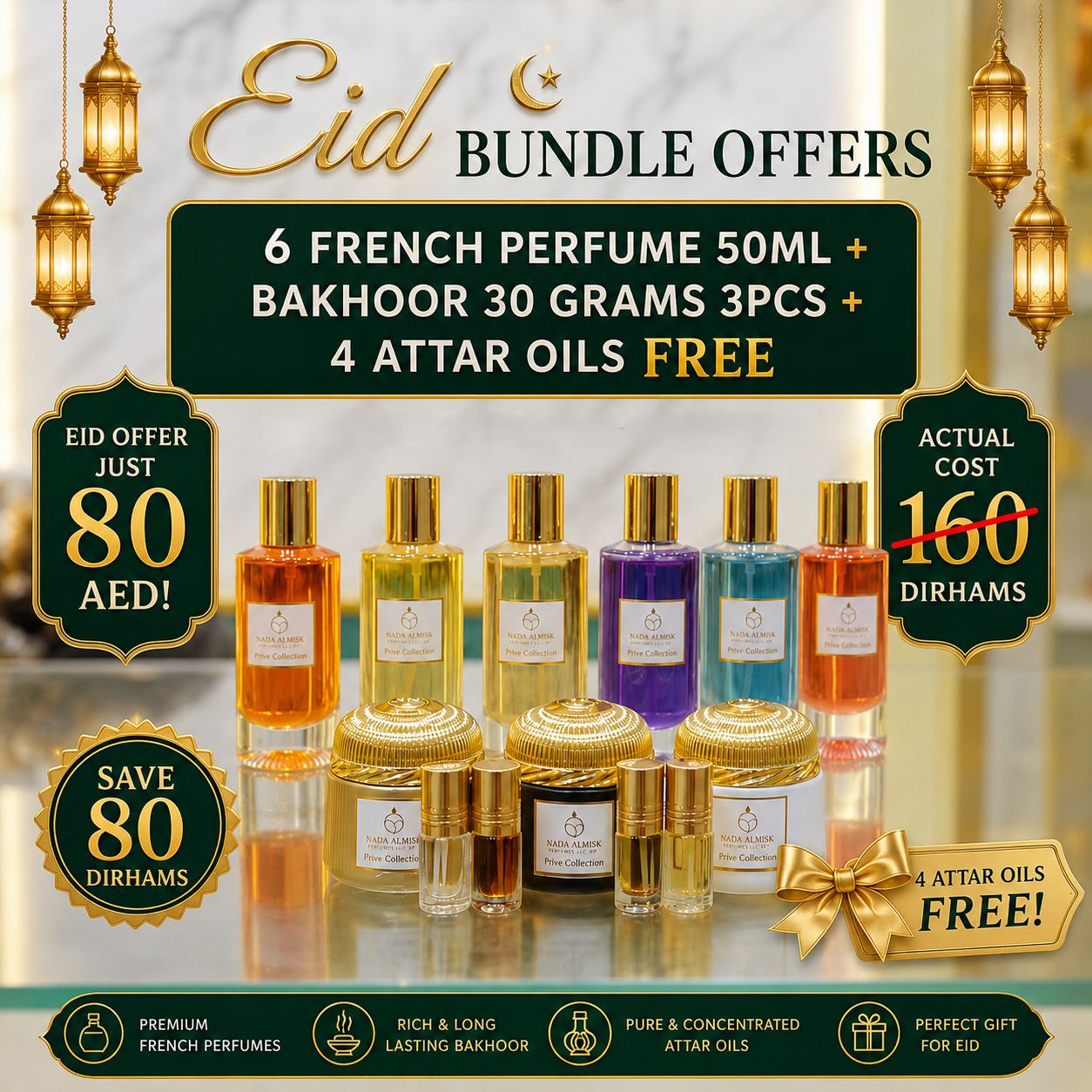 Nada Al Misk perfumes Facebook ad: Elevate Your Festive Style with Nada Almisk Perfumes