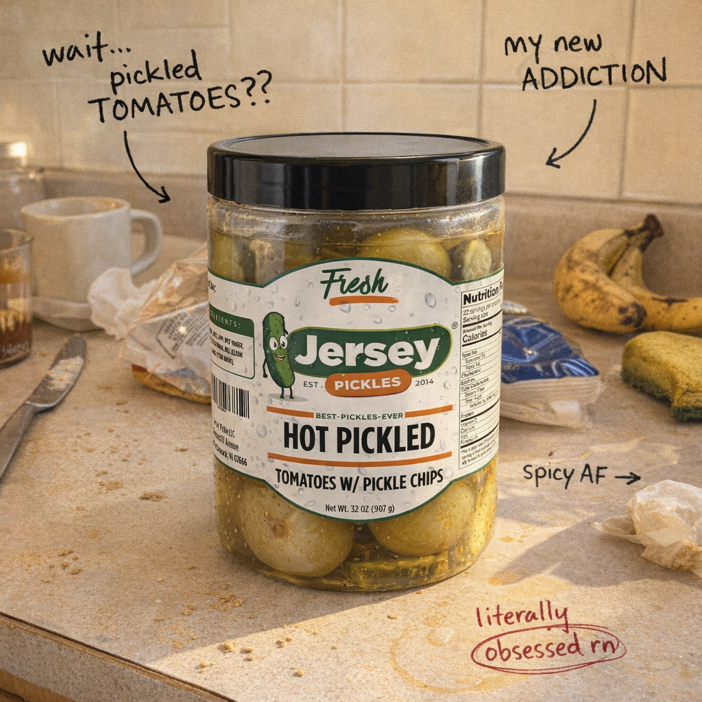 Jersey Pickles Facebook ad: The Pickles That Literally Changed My Life