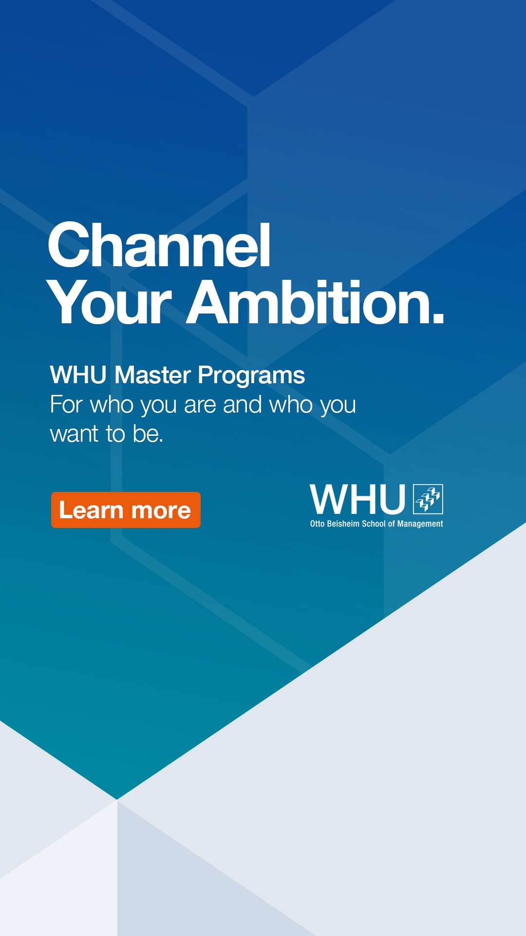 WHU - Otto Beisheim School of Management Facebook ad