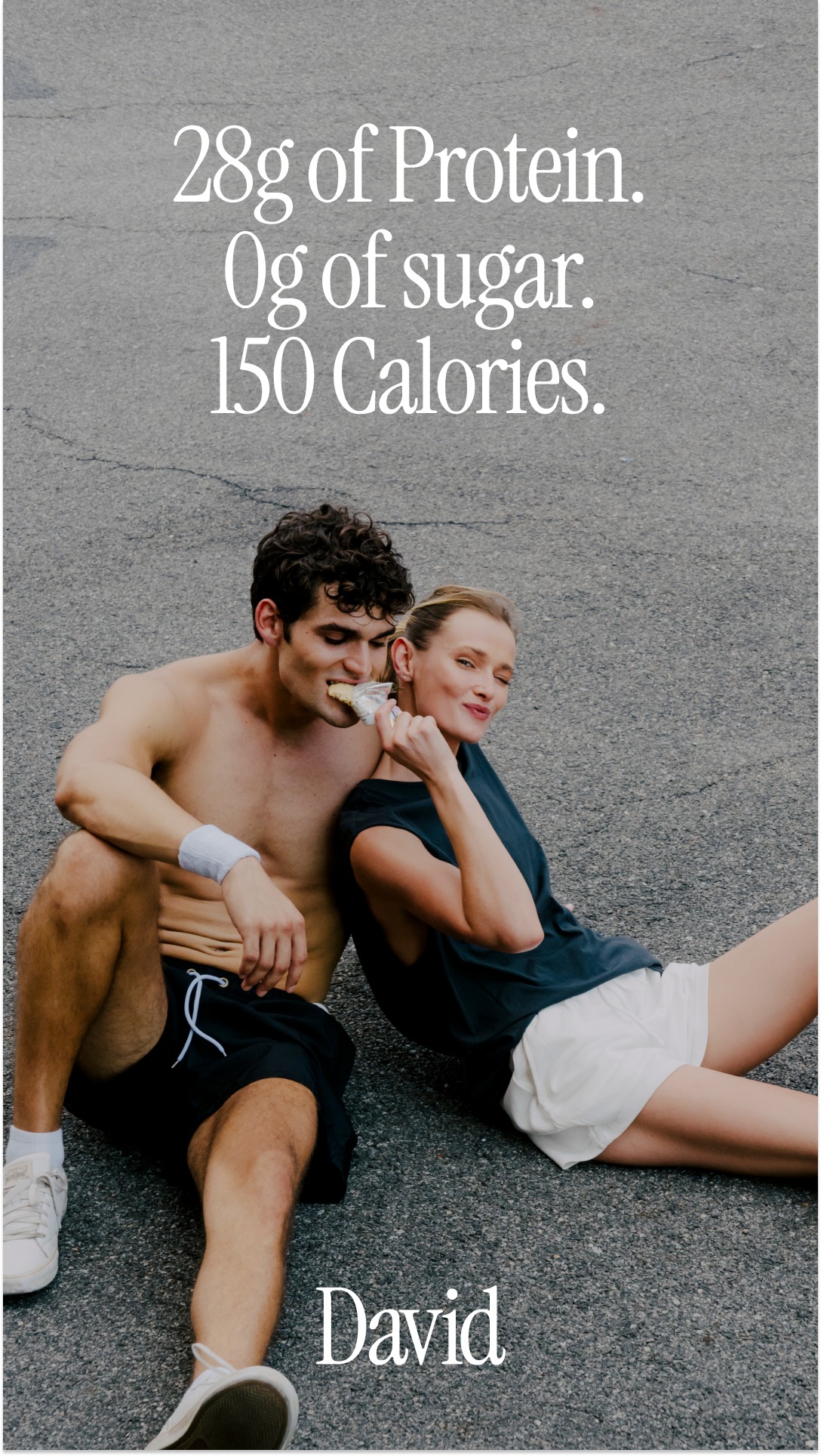 David Protein Facebook ad