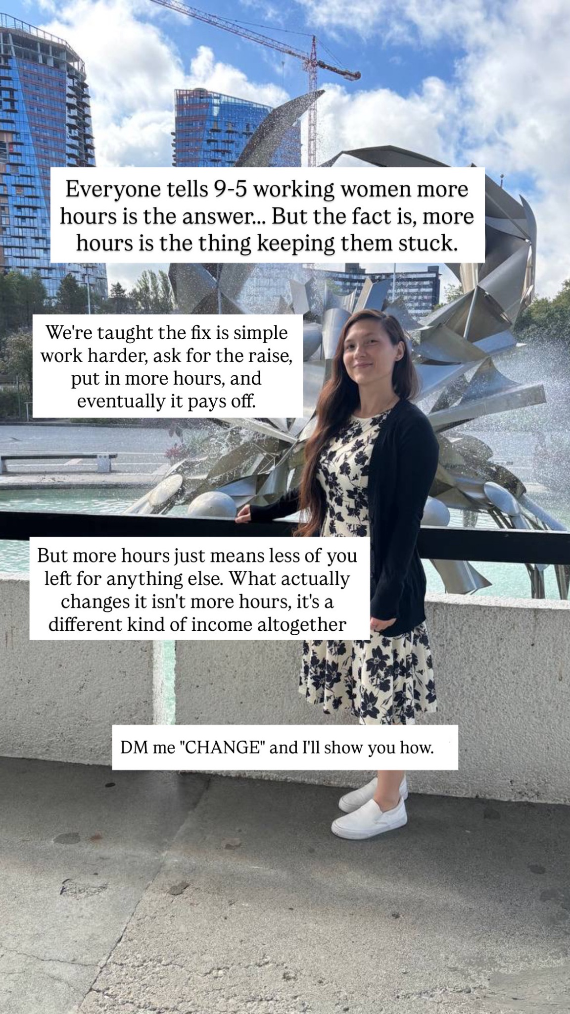Gina Nguyen1 Facebook ad: If you're a 9-5 working woman who's good…