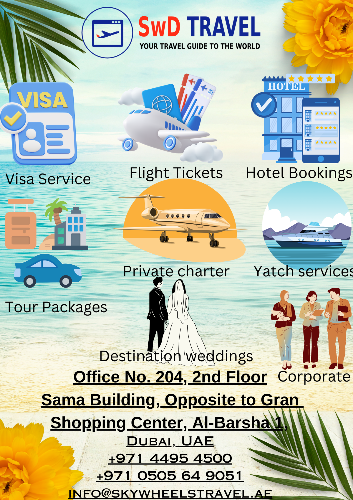 SWD Travel Facebook ad from Mar 13, 2025